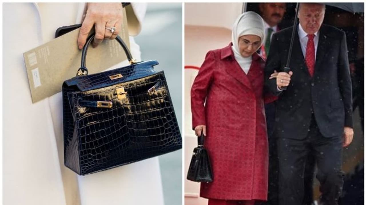 ഔദ്യോഗിക യാത്രക്കിടെ തുര്‍ക്കി പ്രഥമ വനിത കയ്യില്‍ കരുതിയത് ആഢംബര ബാഗ്; വില കേട്ട് 'കണ്ണുതള്ളി' സോഷ്യല്‍ മീഡിയ