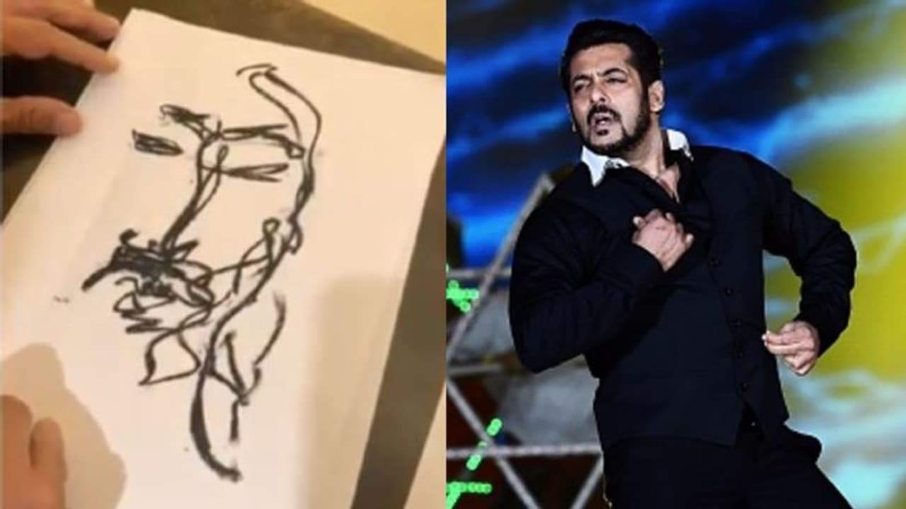 বাহবা নয়, ছবি এঁকে এবার ট্রোলড হলেন সলমন খান বাহবা নয়, ছবি এঁকে এবার ট্রোলড হলেন সলমন খান