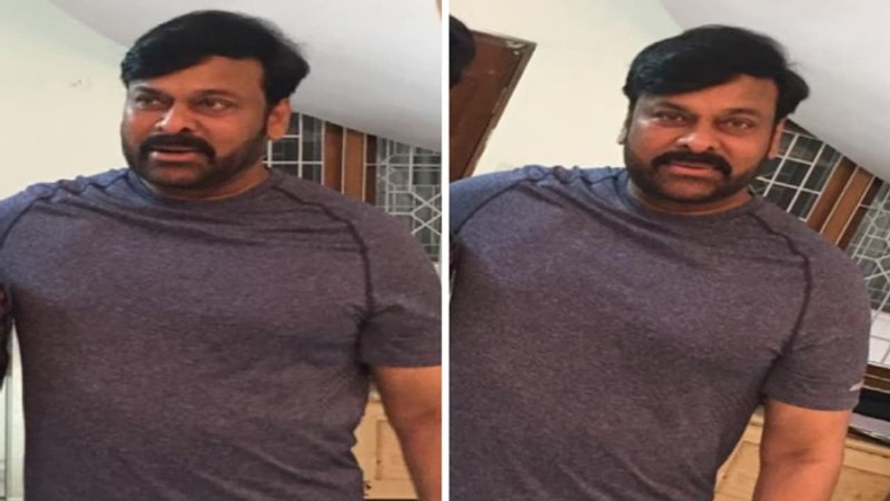 కెవ్వు కేక.. మెగాస్టార్ కొత్త లుక్ వైరల్! కెవ్వు కేక.. మెగాస్టార్ కొత్త లుక్ వైరల్!