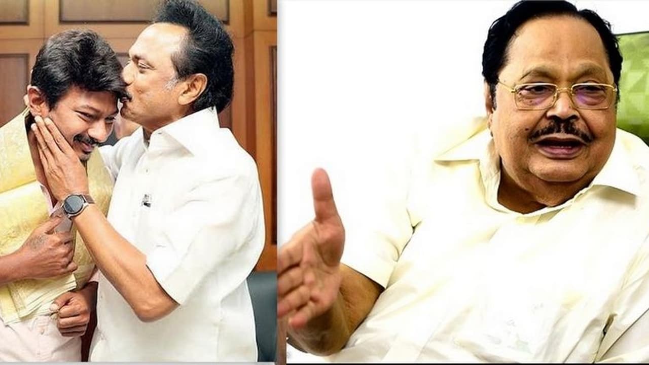 தனது தந்தையை போலவே ஈர்ப்பார். அந்த செல்வாக்கை தாண்டி மாஸ் காட்டுவார்.... வாழ்த்தும் துரைமுருகன் தனது தந்தையை போலவே ஈர்ப்பார். அந்த செல்வாக்கை தாண்டி மாஸ் காட்டுவார்.... வாழ்த்தும் துரைமுருகன்