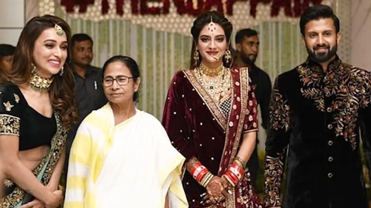 Nusrat Jahan's wedding reception: From Mamata Banerjee to Mimi Chakraborty, celebs make a beeline