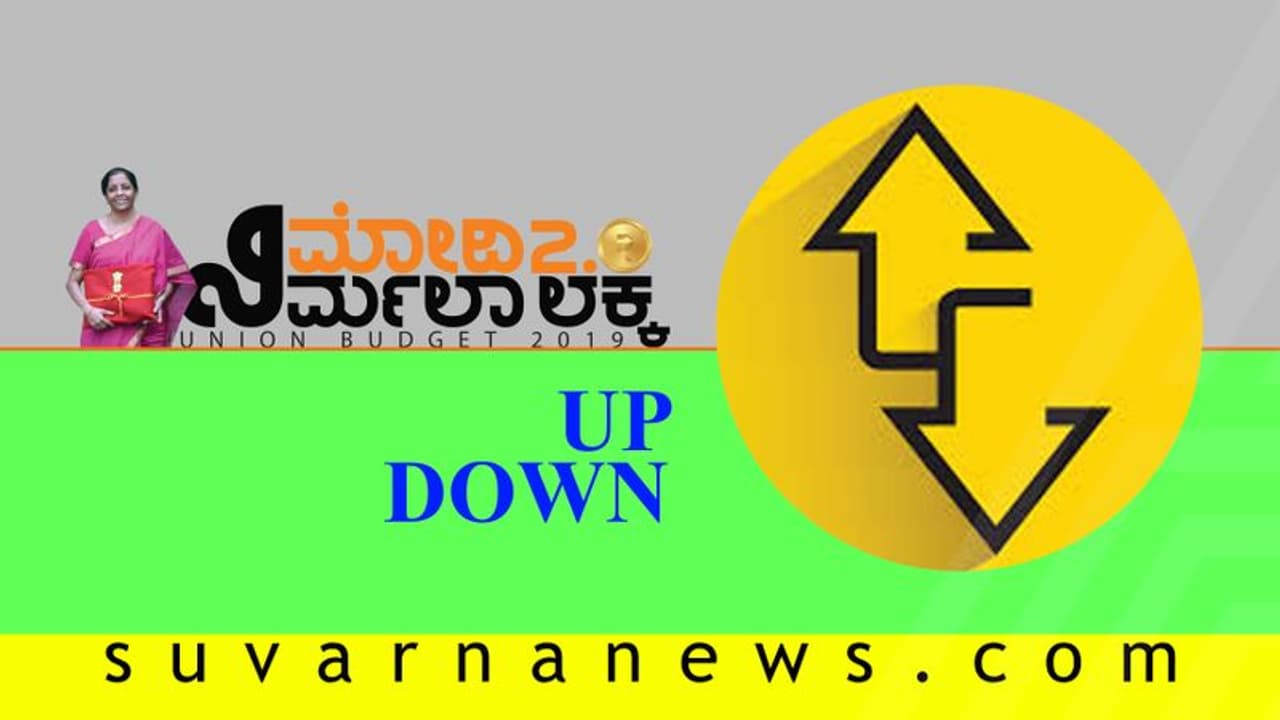 ಕೇಂದ್ರ ಬಜೆಟ್ 2019 : ಯಾವುದು ಏರಿಕೆ? ಯಾವುದು ಇಳಿಕೆ ? ಕೇಂದ್ರ ಬಜೆಟ್ 2019 : ಯಾವುದು ಏರಿಕೆ? ಯಾವುದು ಇಳಿಕೆ ?