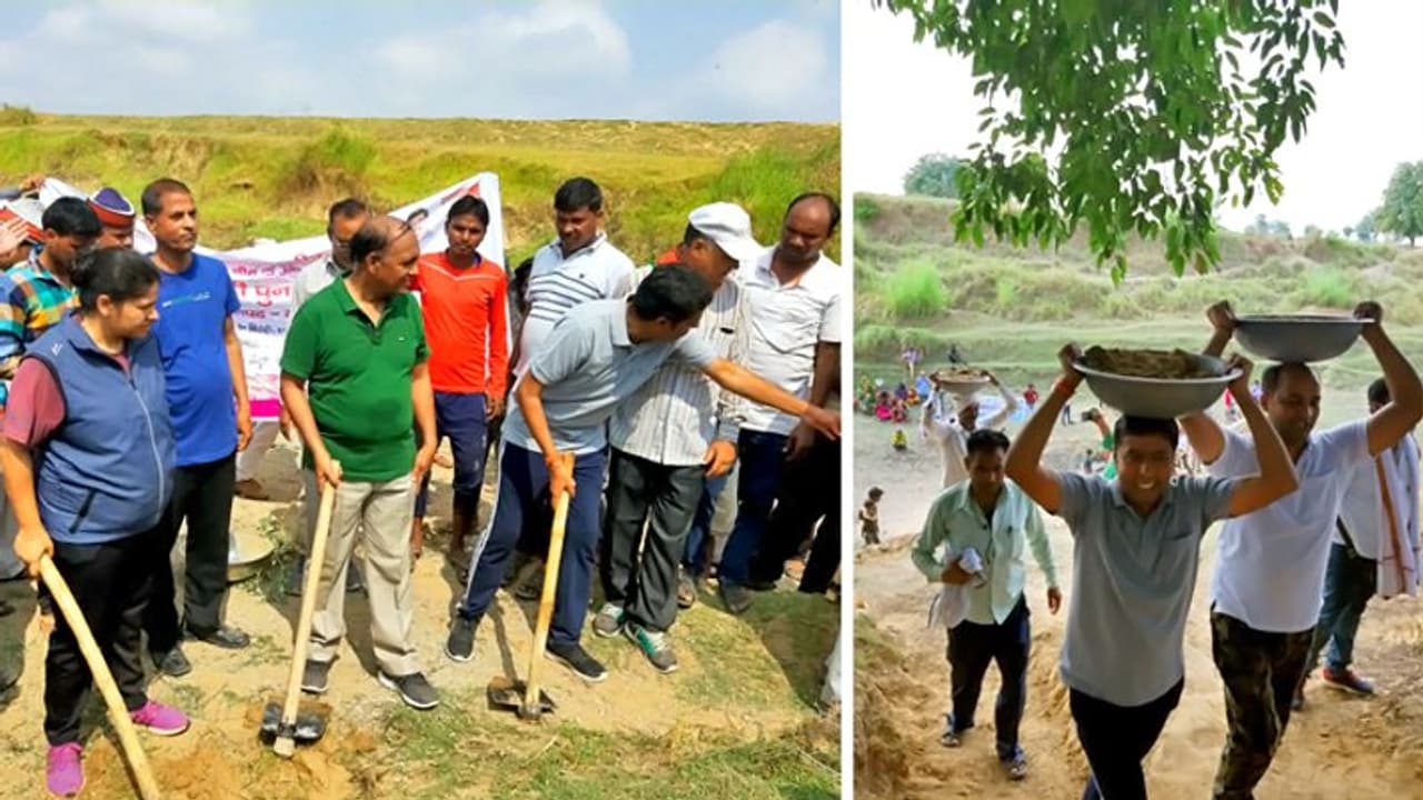 नाले में तब्दील मिर्जापुर के 19 गांवों की जीवनदायिनी कर्णावती को बचाने का शुरू हुआ भागीरथ प्रयास नाले में तब्दील मिर्जापुर के 19 गांवों की जीवनदायिनी कर्णावती को बचाने का शुरू हुआ भागीरथ प्रयास