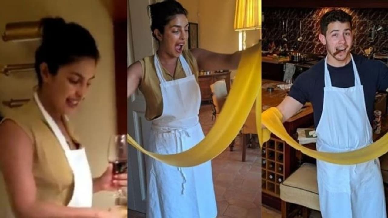 പാസ്ത ഉണ്ടാക്കാൻ പഠിച്ച് പ്രിയങ്ക ചോപ്ര, ഒപ്പം കൂടി നിക്ക്; വീഡിയോ പാസ്ത ഉണ്ടാക്കാൻ പഠിച്ച് പ്രിയങ്ക ചോപ്ര, ഒപ്പം കൂടി നിക്ക്; വീഡിയോ