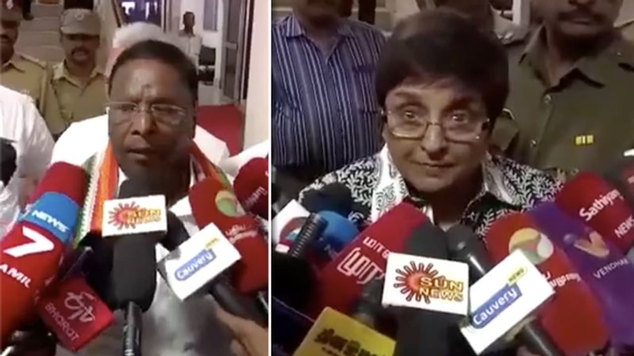 கிரண்பேடியை "பேய்"ன்னு திட்டிய முதல்வர்..! வேற லெவலில் மோதிக்கொள்வதால் பரபரப்பு ..!