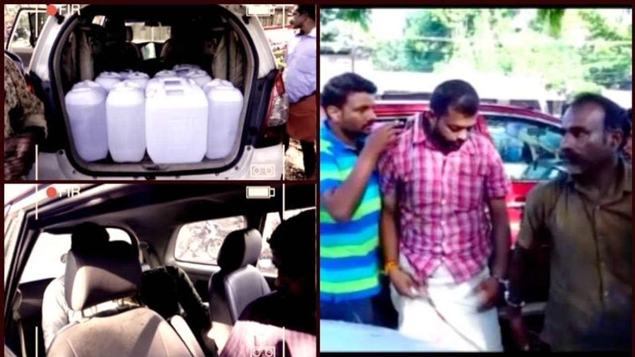 അകമ്പടി വാഹനവുമായി 700 ലിറ്റര് സ്പിരിറ്റ് കടത്തിയ നാലംഗ സംഘം എക്സൈസ് പിടിയില് അകമ്പടി വാഹനവുമായി 700 ലിറ്റര് സ്പിരിറ്റ് കടത്തിയ നാലംഗ സംഘം എക്സൈസ് പിടിയില്