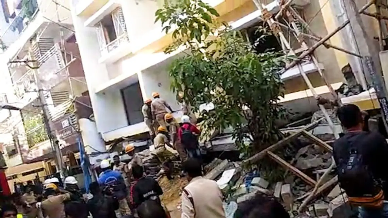 Building collapse in Bengaluru: Residents worried over slow paced demolition