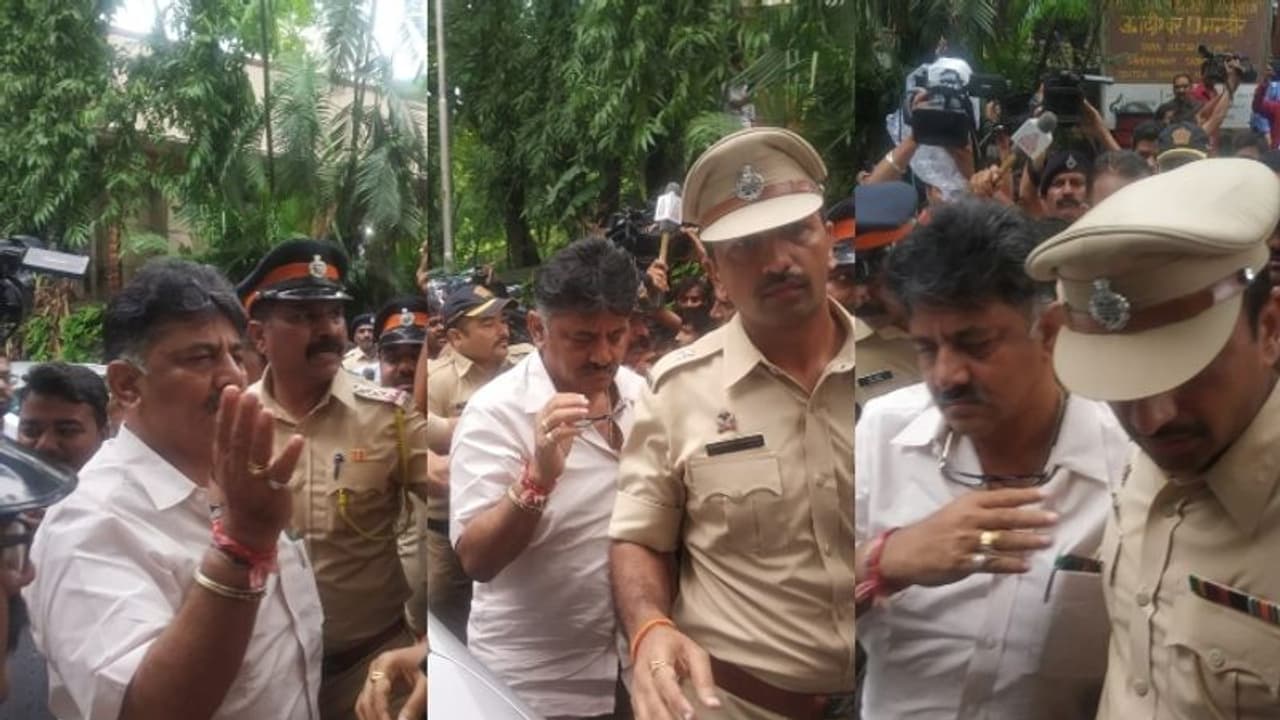 Karnataka coalition crisis: Mumbai Police stop Congress leader DK Shivakumar outside hotel