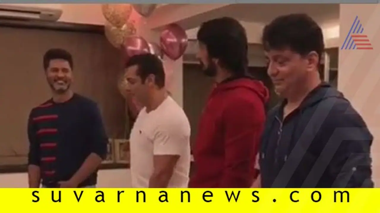 ಊರ್ವಶಿ..ಊರ್ವಶಿ.. ಹಾಡಿಗೆ ಸುದೀಪ್, ಸಲ್ಲುಭಾಯ್ ಡ್ಯಾನ್ಸ್; ವಿಡಿಯೋ ವೈರಲ್