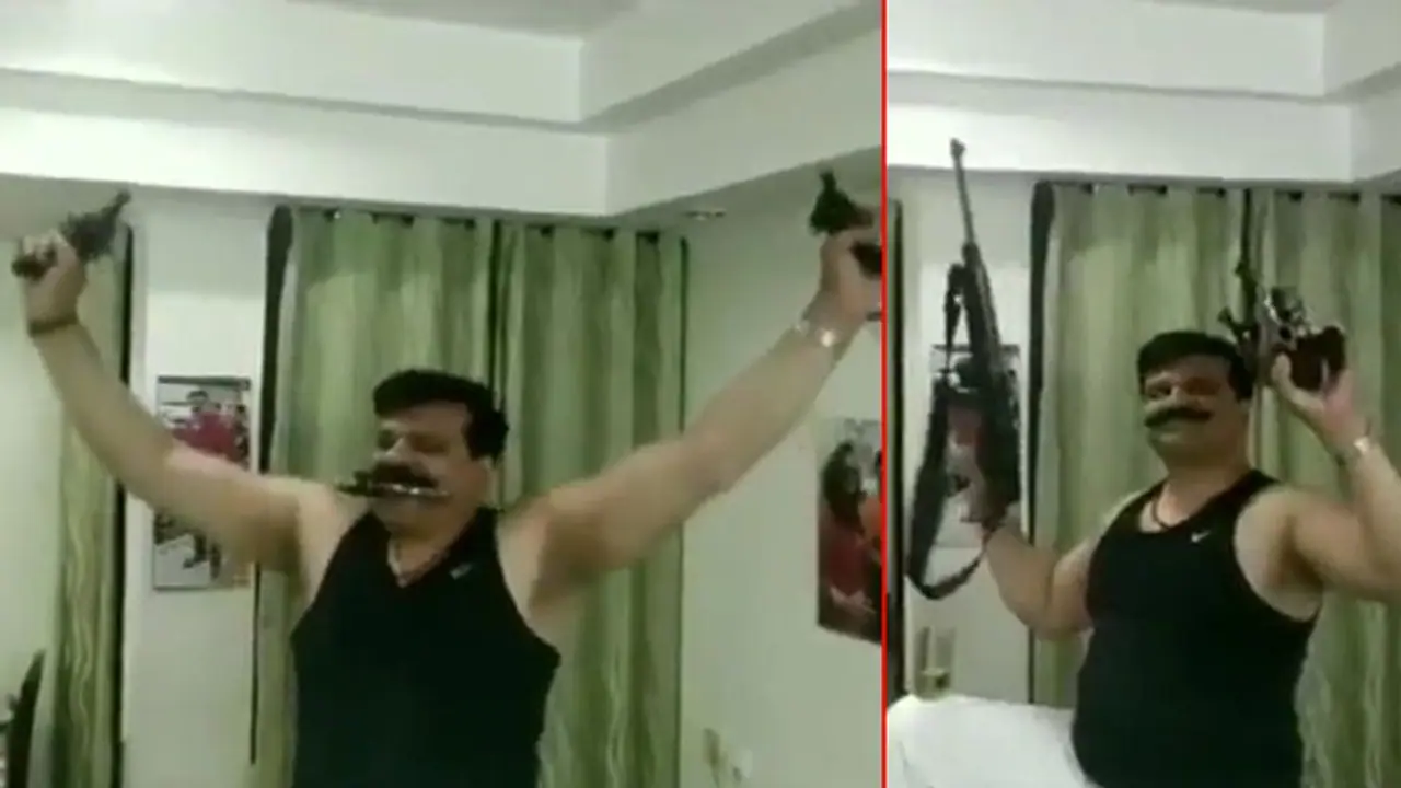 Suspended Uttarakhand BJP MLA Pranav Singh Champion claims video with guns ‘edited’ Suspended Uttarakhand BJP MLA Pranav Singh Champion claims video with guns ‘edited’