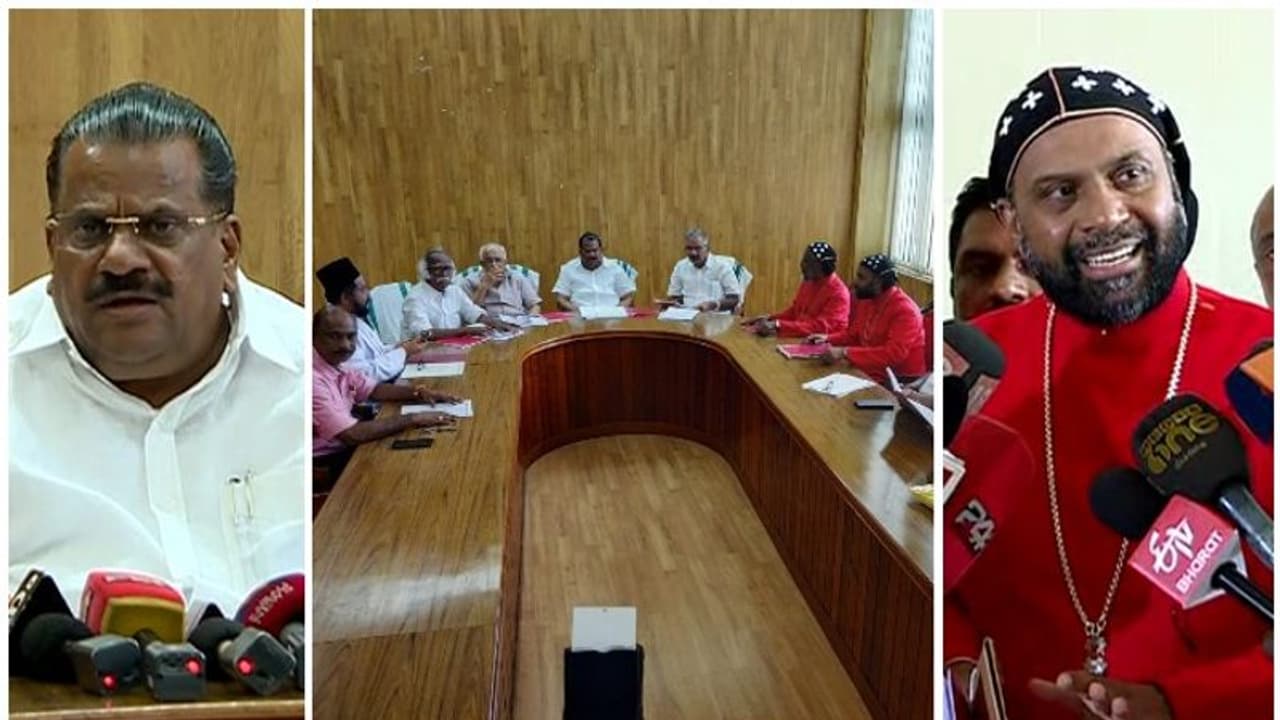 സഭാ തര്ക്കം: യാക്കോബായ വിഭാഗവുമായി ചര്ച്ച, ഓര്ത്തഡോക്സ് പ്രതിനിധി മന്ത്രിയെ വീട്ടിലെത്തി കണ്ടു സഭാ തര്ക്കം: യാക്കോബായ വിഭാഗവുമായി ചര്ച്ച, ഓര്ത്തഡോക്സ് പ്രതിനിധി മന്ത്രിയെ വീട്ടിലെത്തി കണ്ടു