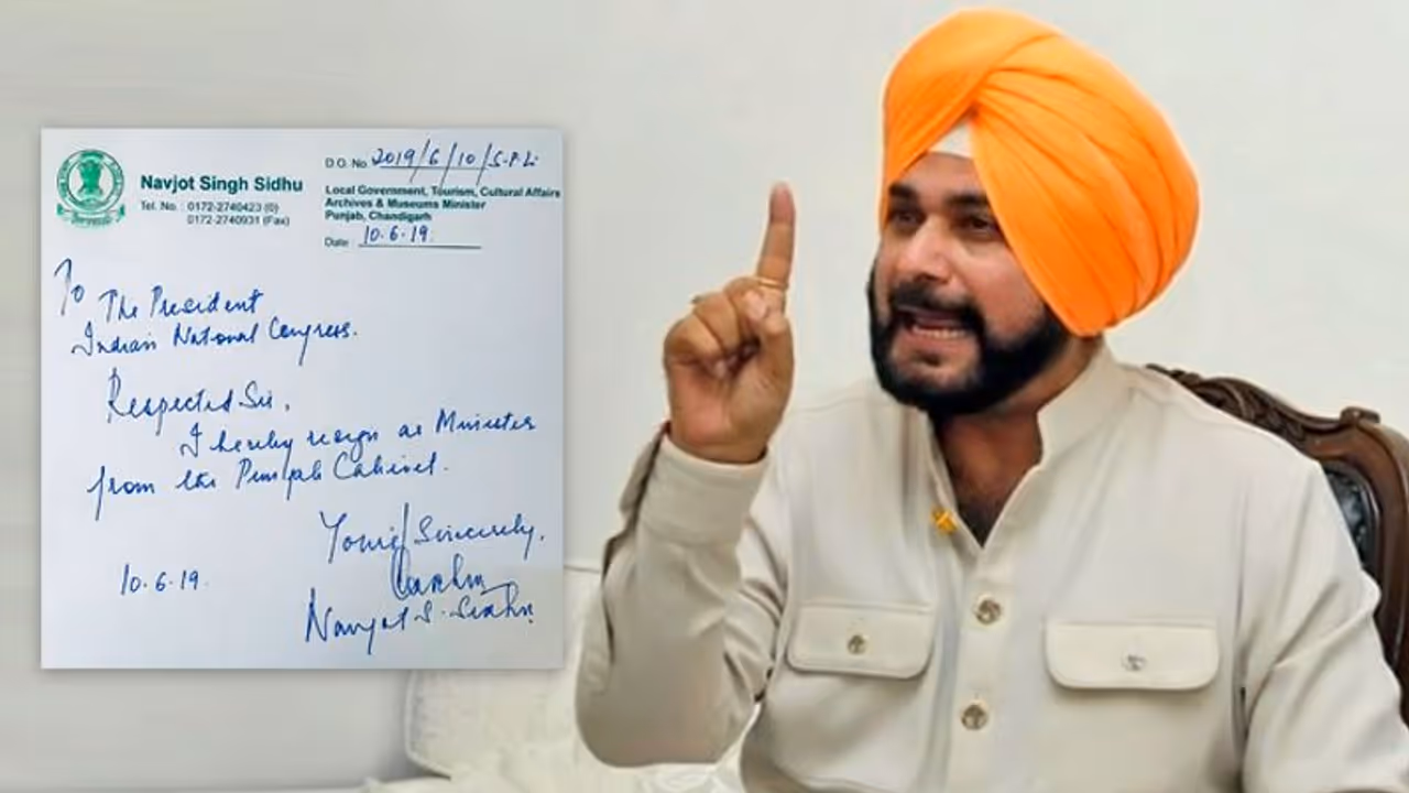 Congress' Navjot Singh Sidhu resigns as Punjab Cabinet minister