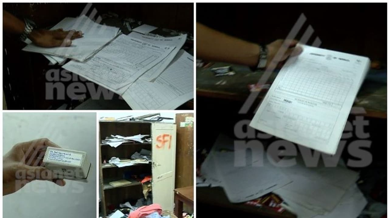 ഉത്തരക്കടലാസ് ചോര്ച്ചയില് നടപടി; എണ്ണം തിട്ടപ്പെടുത്തുമെന്ന് വൈസ് ചാൻസലർ ഉത്തരക്കടലാസ് ചോര്ച്ചയില് നടപടി; എണ്ണം തിട്ടപ്പെടുത്തുമെന്ന് വൈസ് ചാൻസലർ