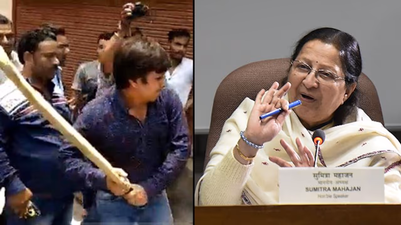 Sumitra Mahajan condemns Indore BJP MLA Akash Vijayvargiya’s cricket bat assault on municipal officer