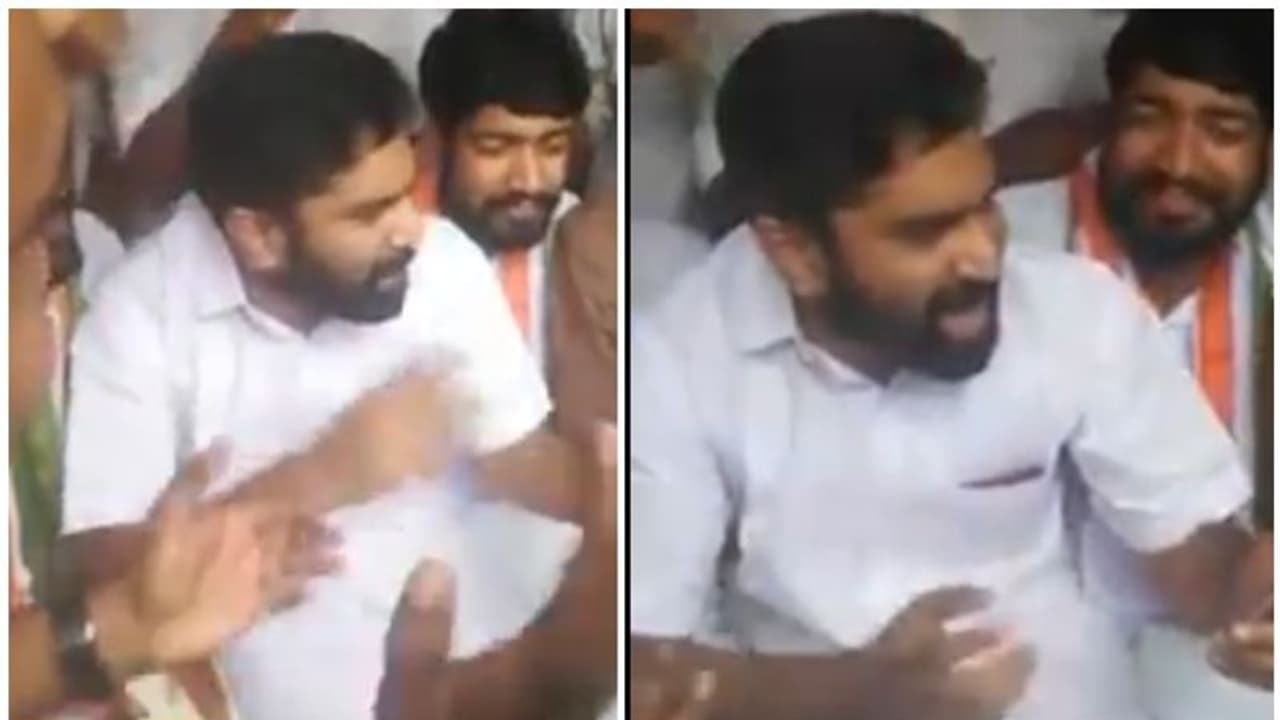 'താരക പെണ്ണാളെ കതിരാടും മിഴിയാളെ..'; കെഎസ്യു സമരത്തില് ആവേശമായി ബല്റാമിന്റെ പാട്ട് 'താരക പെണ്ണാളെ കതിരാടും മിഴിയാളെ..'; കെഎസ്യു സമരത്തില് ആവേശമായി ബല്റാമിന്റെ പാട്ട്