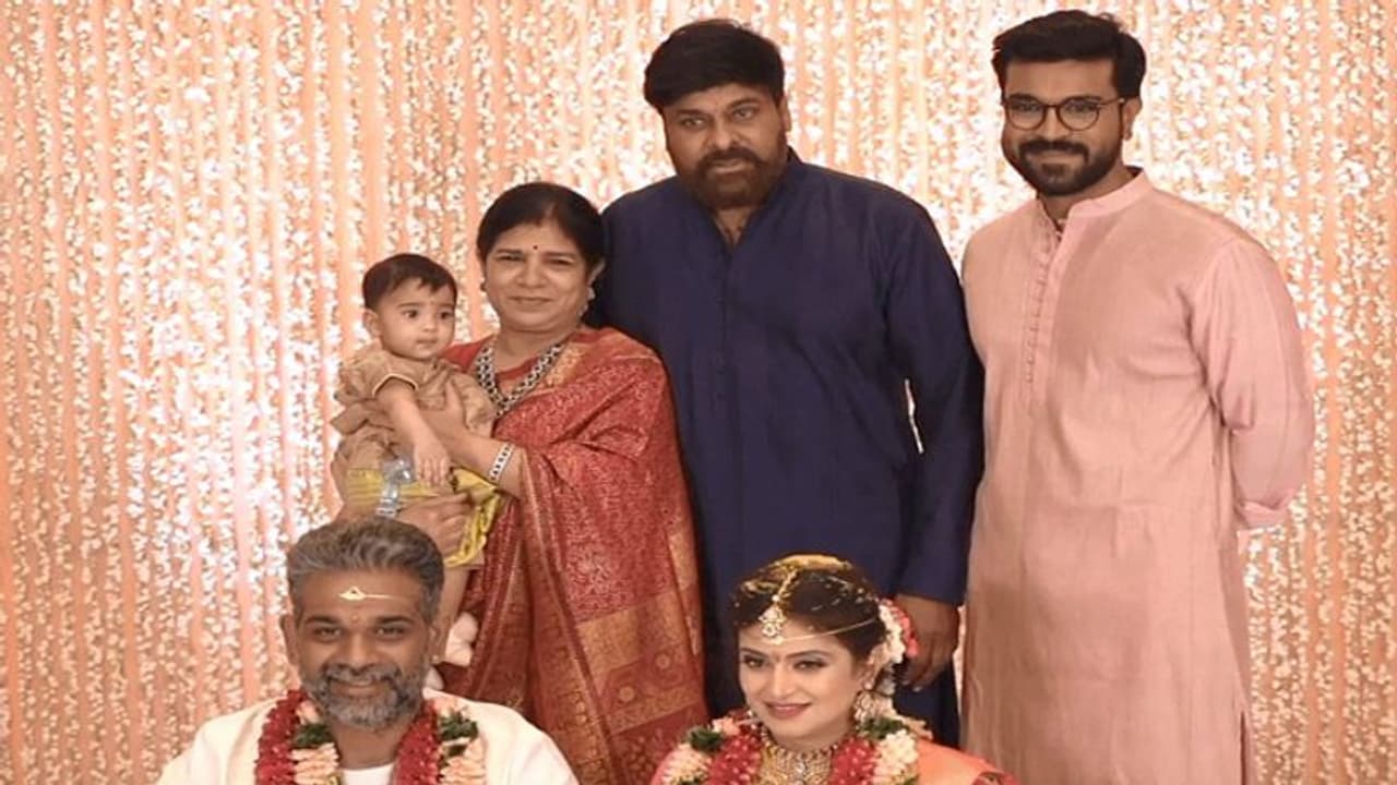 అల్లు బాబీ వివాహ వేడుకలో చిరు, రాంచరణ్! అల్లు బాబీ వివాహ వేడుకలో చిరు, రాంచరణ్!