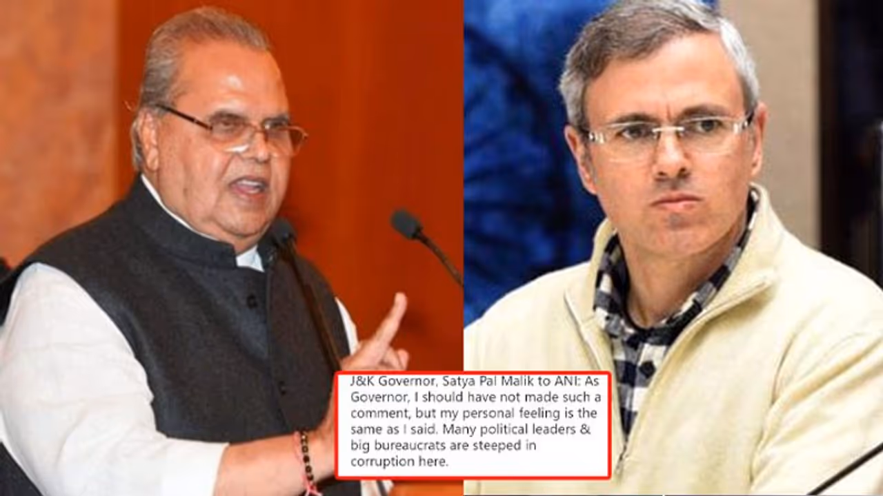 जम्मू कश्मीर के राज्यपाल के बयान पर विवाद, उमर अब्दुल्ला बोले हत्या के लिए उकसा रहे गवर्नर जम्मू कश्मीर के राज्यपाल के बयान पर विवाद, उमर अब्दुल्ला बोले हत्या के लिए उकसा रहे गवर्नर