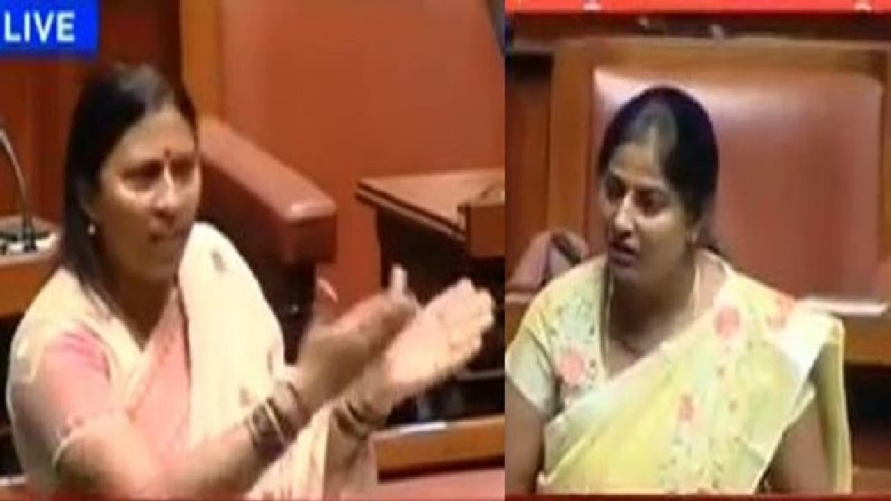 ಮನೆಗೆ ಹೋಗೋ ವಿಚಾರದಲ್ಲಿ ಶಾಸಕಿಯರ ಜಟಾಪಟಿ! ಮನೆಗೆ ಹೋಗೋ ವಿಚಾರದಲ್ಲಿ ಶಾಸಕಿಯರ ಜಟಾಪಟಿ!