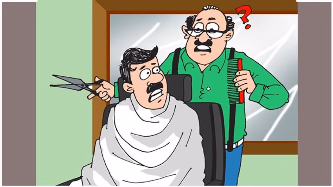 मूंछें न देखकर भड़के ठाकुर साब, तो नाई भी बोले दुबारा मत आना मूंछें न देखकर भड़के ठाकुर साब, तो नाई भी बोले दुबारा मत आना