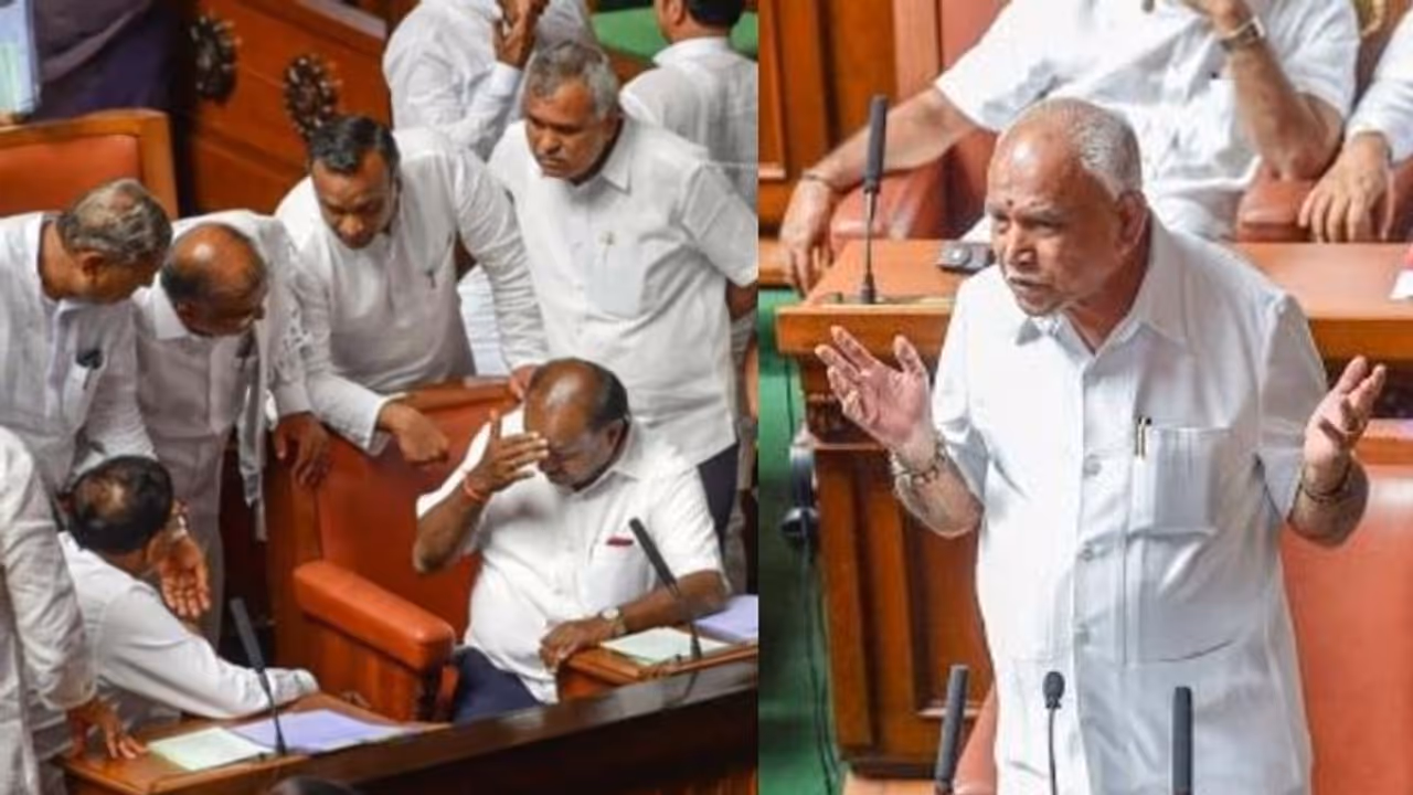 ആടിയുലഞ്ഞും പിടിച്ചുനിന്നും 13 മാസം; ഒടുവില് 'താമരക്കെണി'യില് വീണ് കുമാരസ്വാമി സര്ക്കാരിന്റെ പതനം ആടിയുലഞ്ഞും പിടിച്ചുനിന്നും 13 മാസം; ഒടുവില് 'താമരക്കെണി'യില് വീണ് കുമാരസ്വാമി സര്ക്കാരിന്റെ പതനം