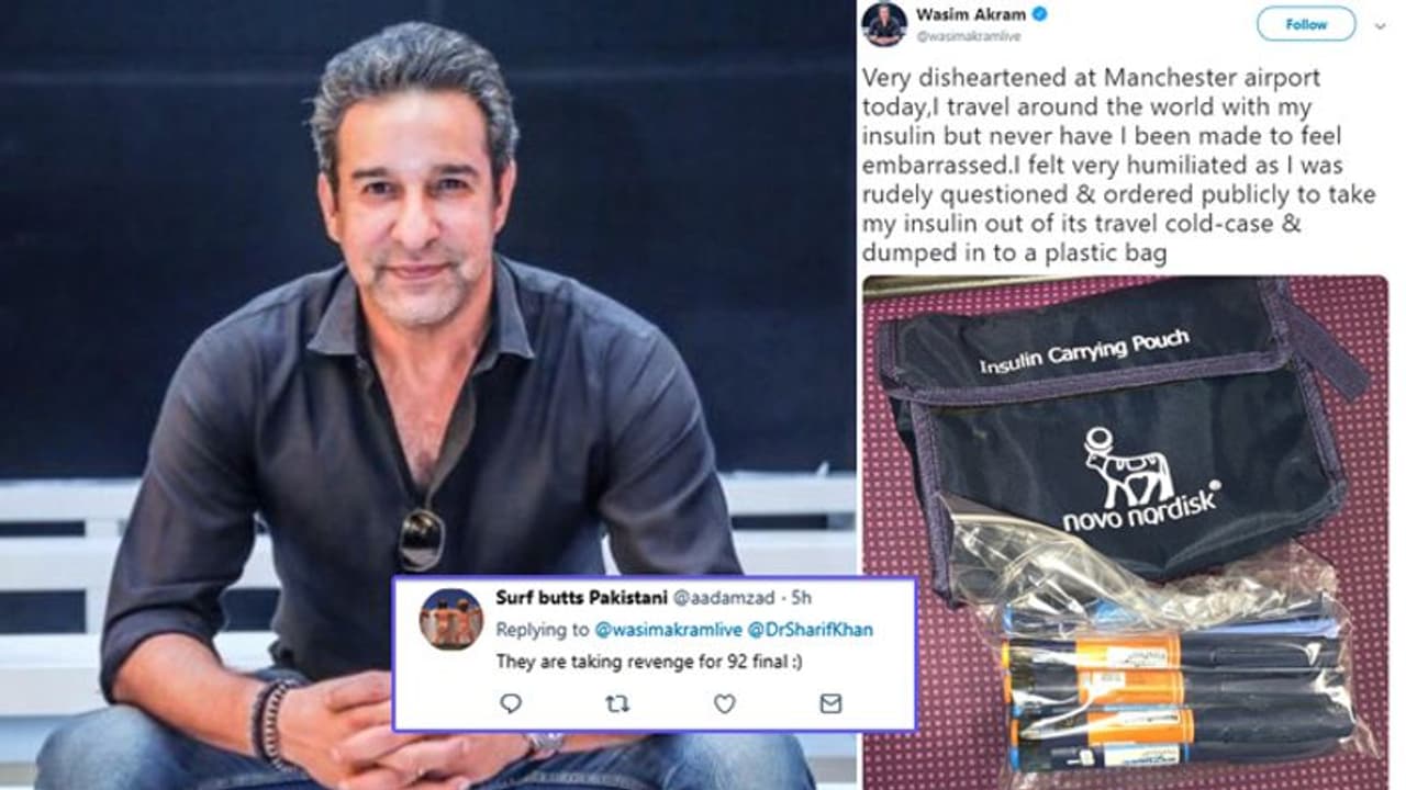 ವಿದೇಶಿ ಏರ್ಪೋರ್ಟ್ನಲ್ಲಿ ವಾಸೀಂ ಅಕ್ರಂಗೆ ಅವಮಾನ..! ವಿದೇಶಿ ಏರ್ಪೋರ್ಟ್ನಲ್ಲಿ ವಾಸೀಂ ಅಕ್ರಂಗೆ ಅವಮಾನ..!