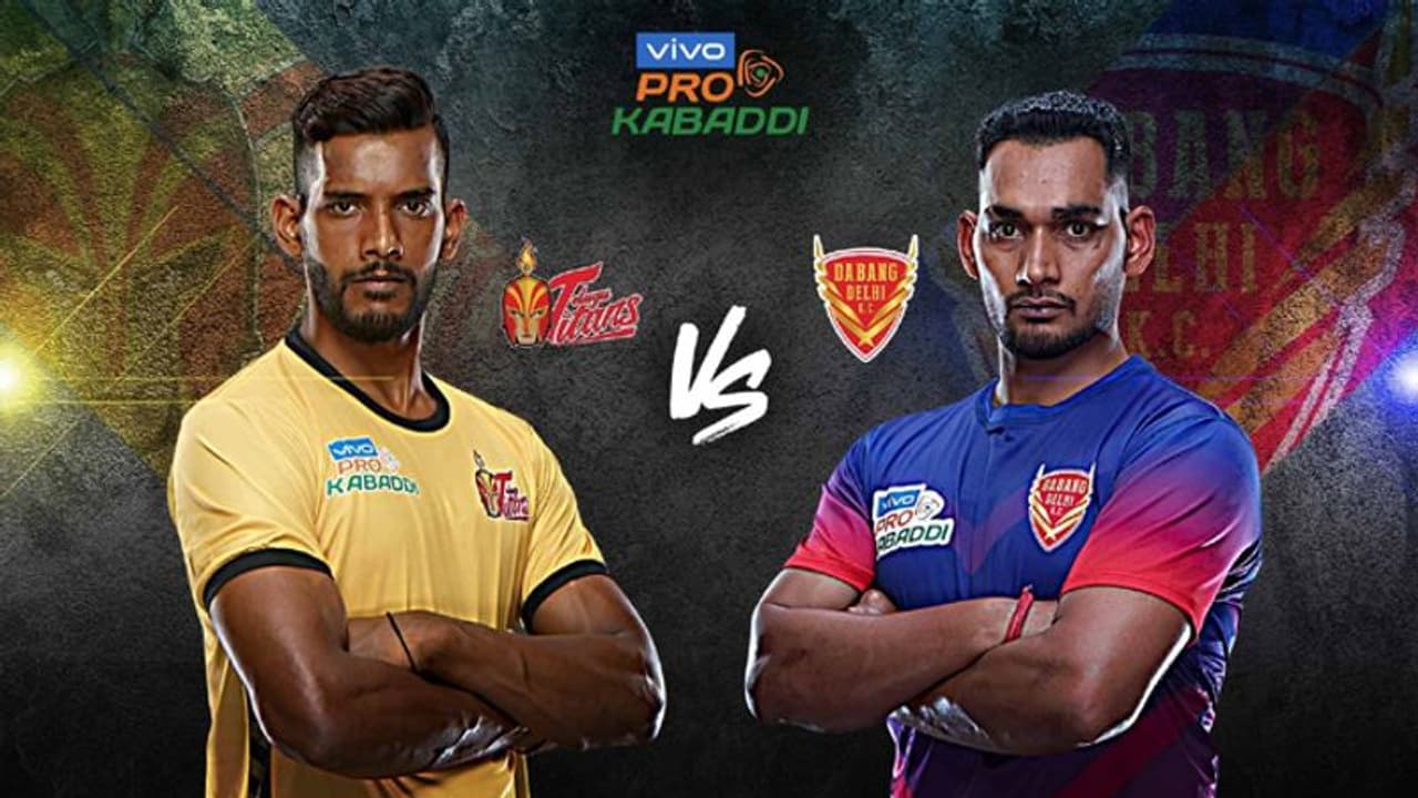 ప్రో కబడ్డి 2019: తెలుగు టైటాన్స్ కు తప్పని ఓటమి... ఉత్కంఠ పోరులో దబాంగ్ డిల్లీ విజయం ప్రో కబడ్డి 2019: తెలుగు టైటాన్స్ కు తప్పని ఓటమి... ఉత్కంఠ పోరులో దబాంగ్ డిల్లీ విజయం