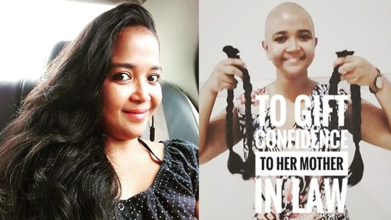 ನಿಜವಾಯ್ತು ಮಕ್ಕಳ ಸ್ಟೋರಿ: ಅತ್ತೆಗಾಗಿ ತಲೆ ಬೋಳಿಸಿಕೊಂಡ ಬೆಂಗಳೂರಿನ ಸೊಸೆ ನಿಜವಾಯ್ತು ಮಕ್ಕಳ ಸ್ಟೋರಿ: ಅತ್ತೆಗಾಗಿ ತಲೆ ಬೋಳಿಸಿಕೊಂಡ ಬೆಂಗಳೂರಿನ ಸೊಸೆ