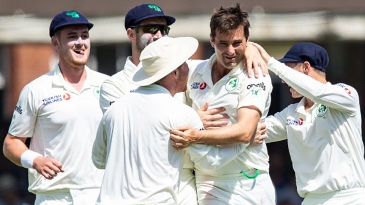 World champions England bowled out for 85 by Ireland at Lord’s