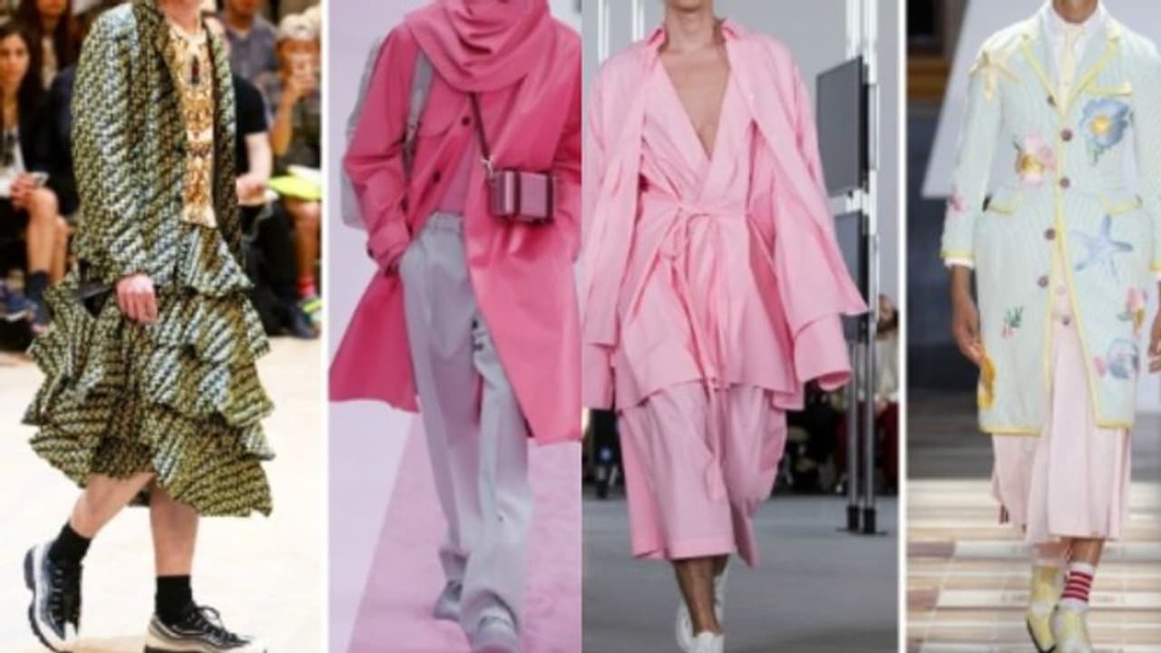 ആണുങ്ങള് ഇനി പെണ്ണുങ്ങളെ പോലെ വസ്ത്രം ധരിക്കുമത്രേ! ആണുങ്ങള് ഇനി പെണ്ണുങ്ങളെ പോലെ വസ്ത്രം ധരിക്കുമത്രേ!