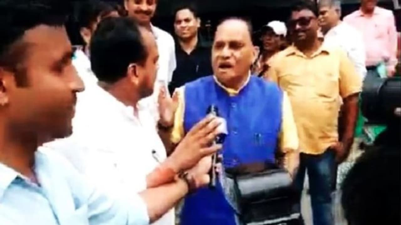 Jharkhand BJP minister CP Singh forces Muslim lawmaker to chant Jai Sri Ram Jharkhand BJP minister CP Singh forces Muslim lawmaker to chant Jai Sri Ram