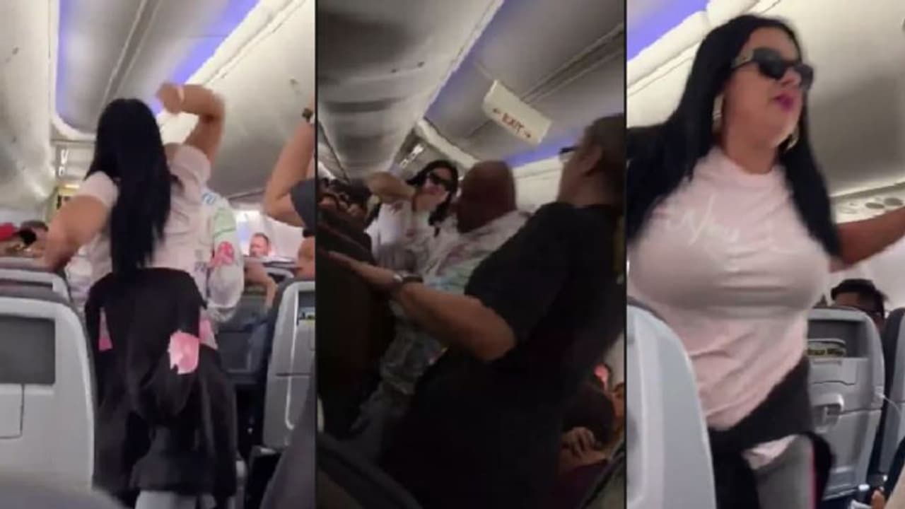 ಫ್ಲೈಟಲ್ಲಿ ಹುಡ್ಗೀರ ನೋಡಿದ ಗಂಡ: ಹೆಂಡ್ತಿಯಿಂದ ಸರಿ ಬಾಸುಂಡೆ ಉಂಡ! ಫ್ಲೈಟಲ್ಲಿ ಹುಡ್ಗೀರ ನೋಡಿದ ಗಂಡ: ಹೆಂಡ್ತಿಯಿಂದ ಸರಿ ಬಾಸುಂಡೆ ಉಂಡ!