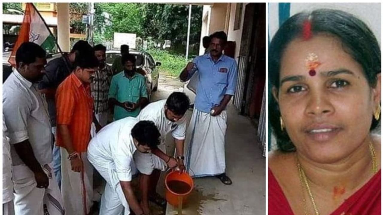 ദലിത് എംഎല്എ സമരം ചെയ്ത ഇടത്ത് യൂത്ത് കോണ്ഗ്രസിന്റെ 'ശുദ്ധികലശം'; പ്രതിഷേധം ദലിത് എംഎല്എ സമരം ചെയ്ത ഇടത്ത് യൂത്ത് കോണ്ഗ്രസിന്റെ 'ശുദ്ധികലശം'; പ്രതിഷേധം