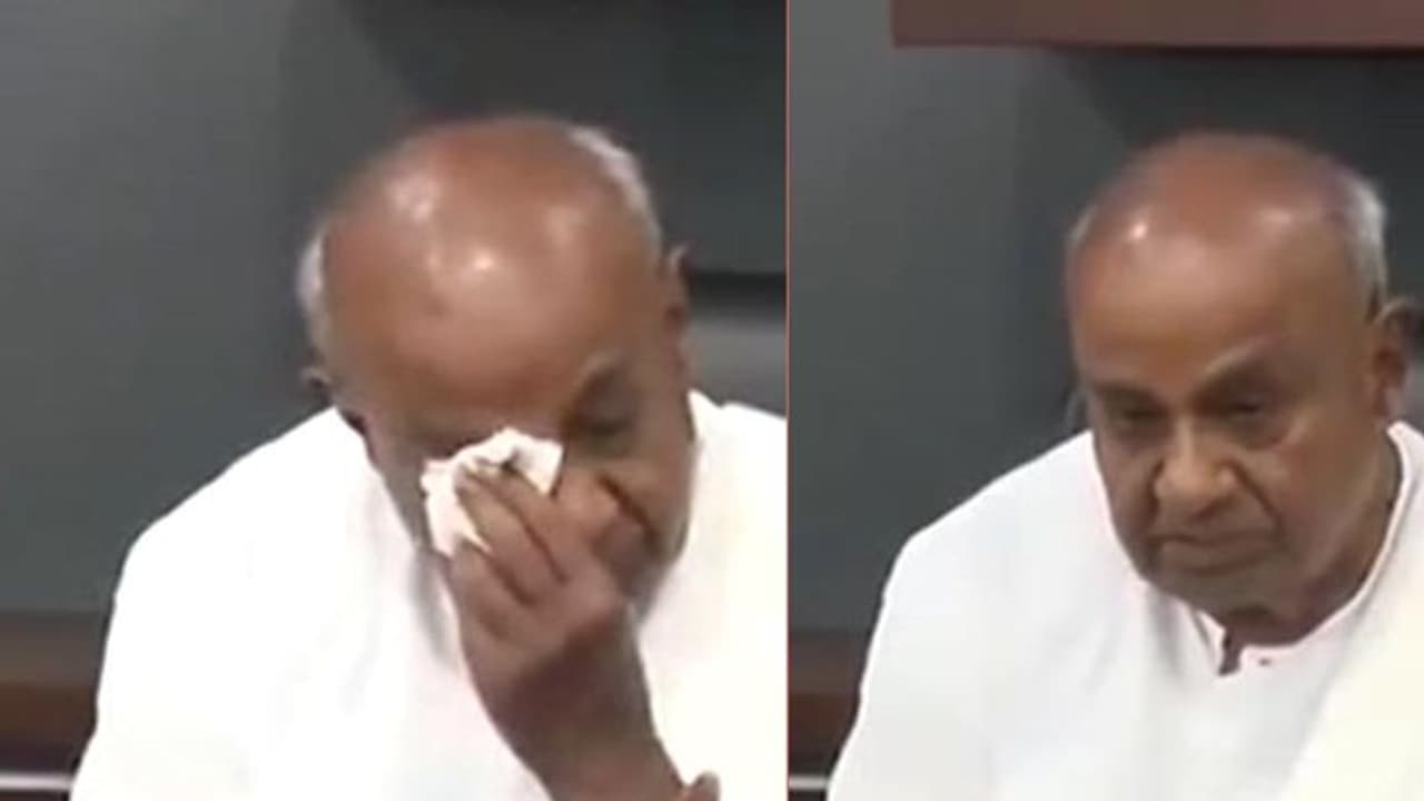 Karnataka: Former PM Deve Gowda explains why Congress JDS coalition government collapsed Karnataka: Former PM Deve Gowda explains why Congress JDS coalition government collapsed