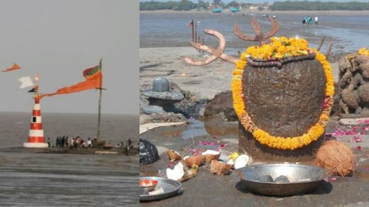 রাত ১০টা বাজলেই সমুদ্রে ডুবে যায় পাঁচ শিবলিঙ্গ! এই মন্দির ঘিরে শুধুই রহস্য রাত ১০টা বাজলেই সমুদ্রে ডুবে যায় পাঁচ শিবলিঙ্গ! এই মন্দির ঘিরে শুধুই রহস্য