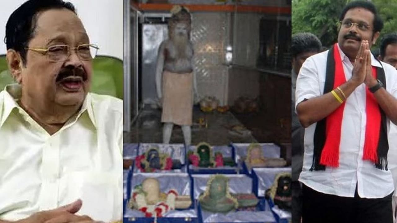 என் பையந்தான் ஜெயிக்கப்போறான்னு மஹாமஹா ஆனந்த சித்தரே சொல்லிட்டாரு... துள்ளிக் குதிக்கும் துரைமுருகன்!! என் பையந்தான் ஜெயிக்கப்போறான்னு மஹாமஹா ஆனந்த சித்தரே சொல்லிட்டாரு... துள்ளிக் குதிக்கும் துரைமுருகன்!!