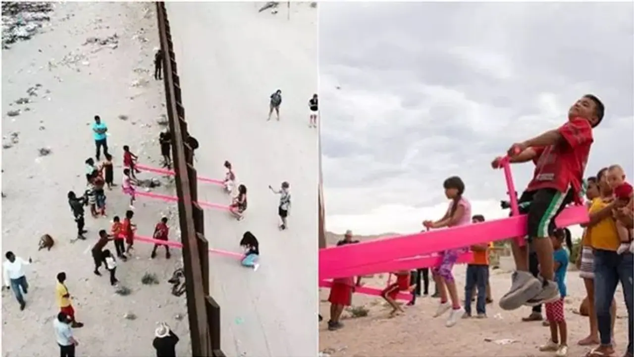 भारत पाकिस्तान की तरह खतरनाक नहीं ये बॉर्डर, दिखता है ऐसा नजारा भारत पाकिस्तान की तरह खतरनाक नहीं ये बॉर्डर, दिखता है ऐसा नजारा