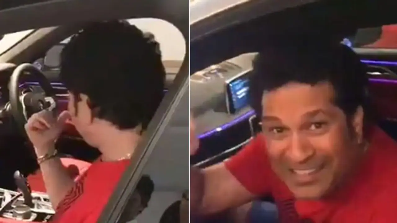 बिना ड्राइवर की कार में बैठे मास्टर ब्लास्टर, वीडियो सोशल मीडिया पर वायरल बिना ड्राइवर की कार में बैठे मास्टर ब्लास्टर, वीडियो सोशल मीडिया पर वायरल