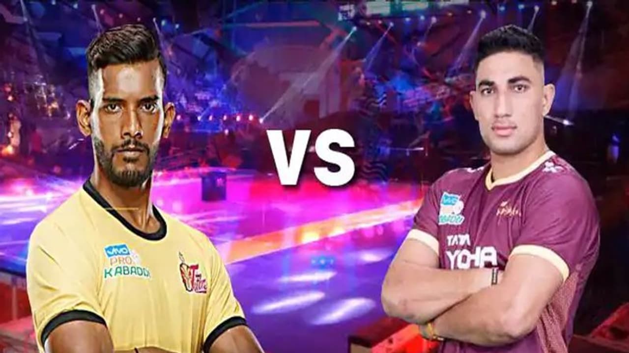 ప్రో కబడ్డి 2019: సిద్దార్థ్ దేశాయ్ మాయ...ఎట్టకేలకు బోణీ కొట్టిన తెలుగు టైటాన్స్ ప్రో కబడ్డి 2019: సిద్దార్థ్ దేశాయ్ మాయ...ఎట్టకేలకు బోణీ కొట్టిన తెలుగు టైటాన్స్