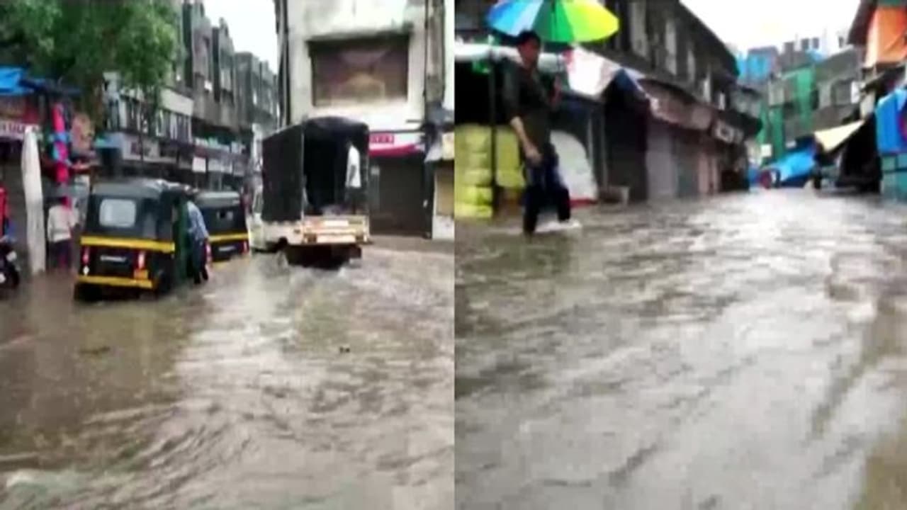 മഹാരാഷ്ട്രയിൽ മഴ ശക്തിപ്രാപിക്കുന്നു; ഗതാഗതം തടസ്സപ്പെട്ടു മഹാരാഷ്ട്രയിൽ മഴ ശക്തിപ്രാപിക്കുന്നു; ഗതാഗതം തടസ്സപ്പെട്ടു