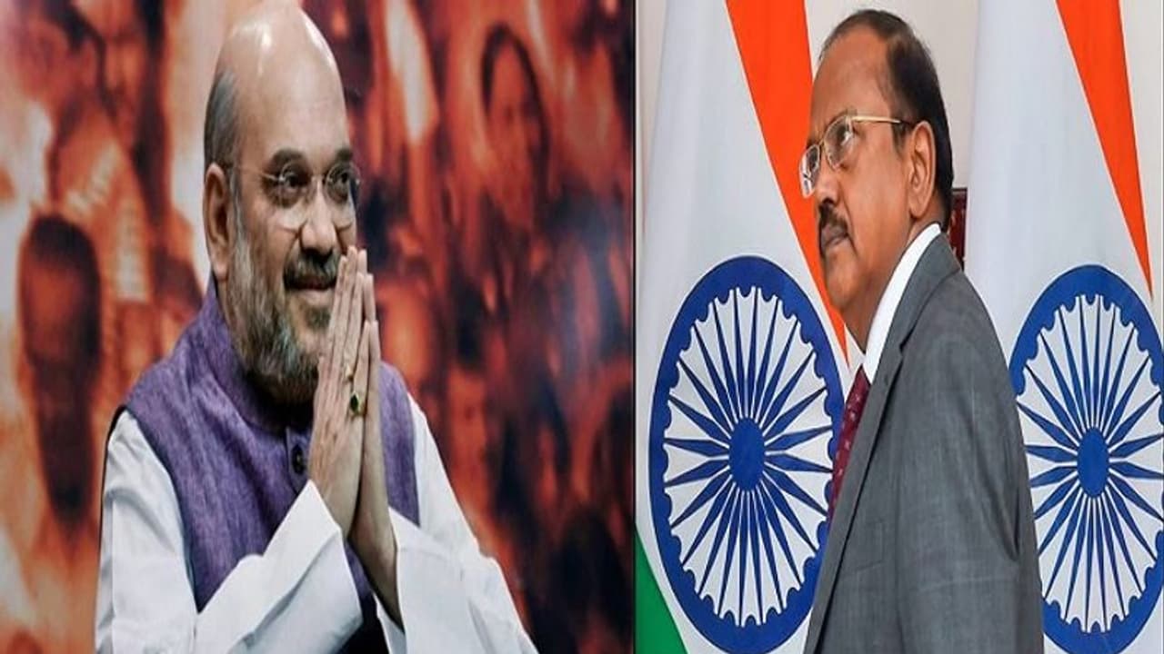 ಮಾಸ್ಟರ್’ಮೈಂಡ್ ಭೇಟಿಯಾದ ಚಾಣಕ್ಯ: ಶಾ, ಧೋವಲ್ ಭೇಟಿ!