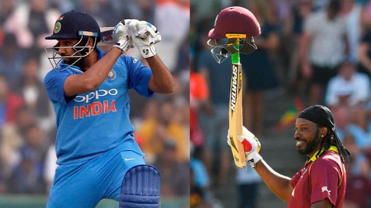 ಹಿಟ್ ಮ್ಯಾನ್ ಅಬ್ಬರಕ್ಕೆ ಕ್ರಿಸ್ ಗೇಲ್ ದಾಖಲೆ ಪುಡಿ ಪುಡಿ