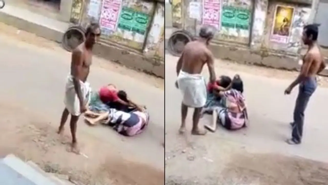 রাস্তায় শাশুড়ি বউমার তুমুল চুলোচুলি, ভাইরাল ভিডিও দেখে আঁতকে উঠছে ঘাটাল রাস্তায় শাশুড়ি বউমার তুমুল চুলোচুলি, ভাইরাল ভিডিও দেখে আঁতকে উঠছে ঘাটাল