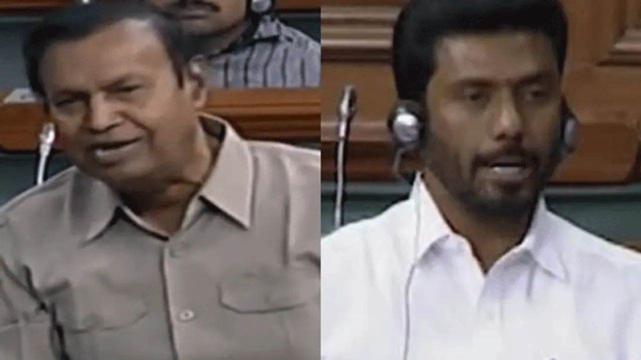 உனக்கெல்லாம் முதுகெலும்பில்லை உட்கார்... மக்களவையில் ரவீந்திரநாத்தை பங்கம் செய்த டி.ஆர்.பாலு..! உனக்கெல்லாம் முதுகெலும்பில்லை உட்கார்... மக்களவையில் ரவீந்திரநாத்தை பங்கம் செய்த டி.ஆர்.பாலு..!