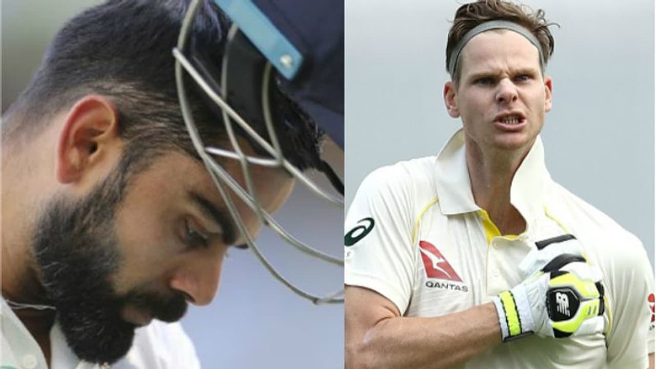 ಟೆಸ್ಟ್ ಶ್ರೇಯಾಂಕ: ನಂ.1 ಪಟ್ಟಕ್ಕೆ ಕೊಹ್ಲಿಗೆ ಸ್ಮಿತ್ ಪೈಪೋಟಿ! ಟೆಸ್ಟ್ ಶ್ರೇಯಾಂಕ: ನಂ.1 ಪಟ್ಟಕ್ಕೆ ಕೊಹ್ಲಿಗೆ ಸ್ಮಿತ್ ಪೈಪೋಟಿ!