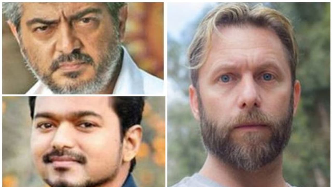 അജിത്തിനെയും വിജയ്യെയും ഒന്നിച്ച് അഭിനയിപ്പിക്കാൻ ആഗ്രഹമെന്ന് ഹോളിവുഡ് സ്റ്റണ്ട് ഡയറക്ടര് അജിത്തിനെയും വിജയ്യെയും ഒന്നിച്ച് അഭിനയിപ്പിക്കാൻ ആഗ്രഹമെന്ന് ഹോളിവുഡ് സ്റ്റണ്ട് ഡയറക്ടര്