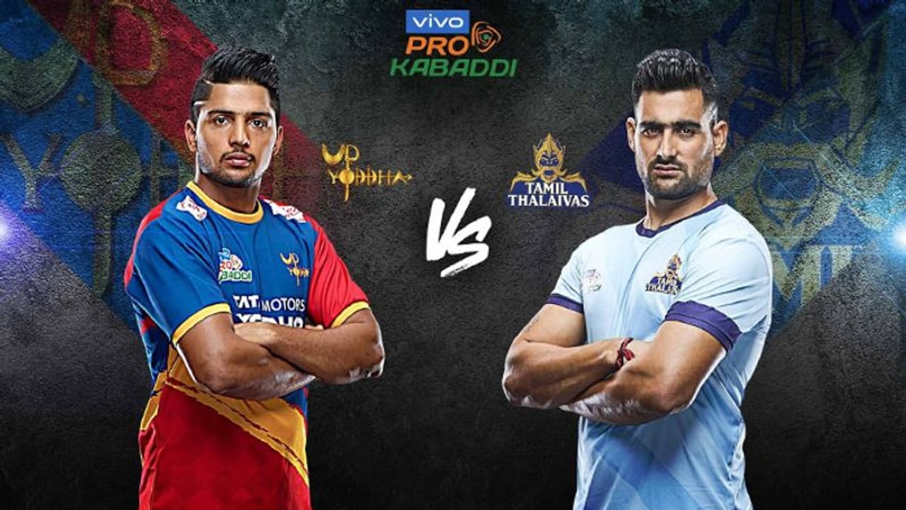 ప్రో కబడ్డి 2019: చెలరేగిన యూపీ...తమిళ్ తలైవాస్ పై ఘనవిజయం ప్రో కబడ్డి 2019: చెలరేగిన యూపీ...తమిళ్ తలైవాస్ పై ఘనవిజయం