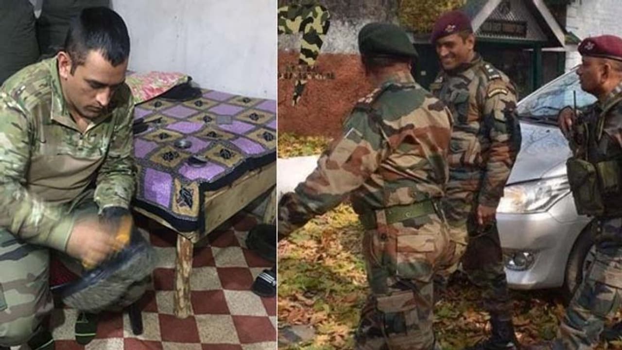 सेना की ट्रेनिंग के दौरान सारे पर्सनल काम खुद कर रहे धोनी, अब आया नया फोटो सामने सेना की ट्रेनिंग के दौरान सारे पर्सनल काम खुद कर रहे धोनी, अब आया नया फोटो सामने