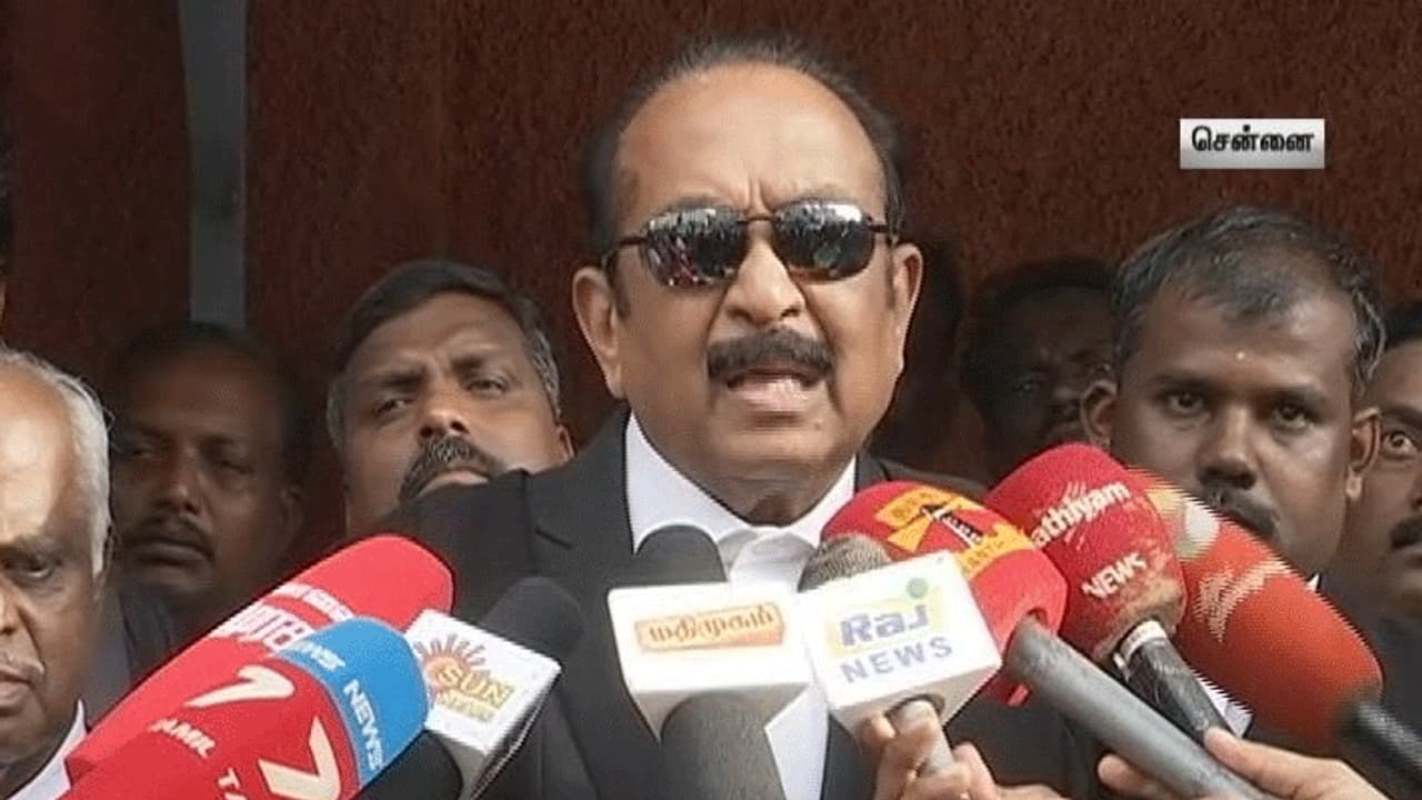 Article 370 scrapped: Kashmir won’t be part of India, says MDMK chief Vaiko