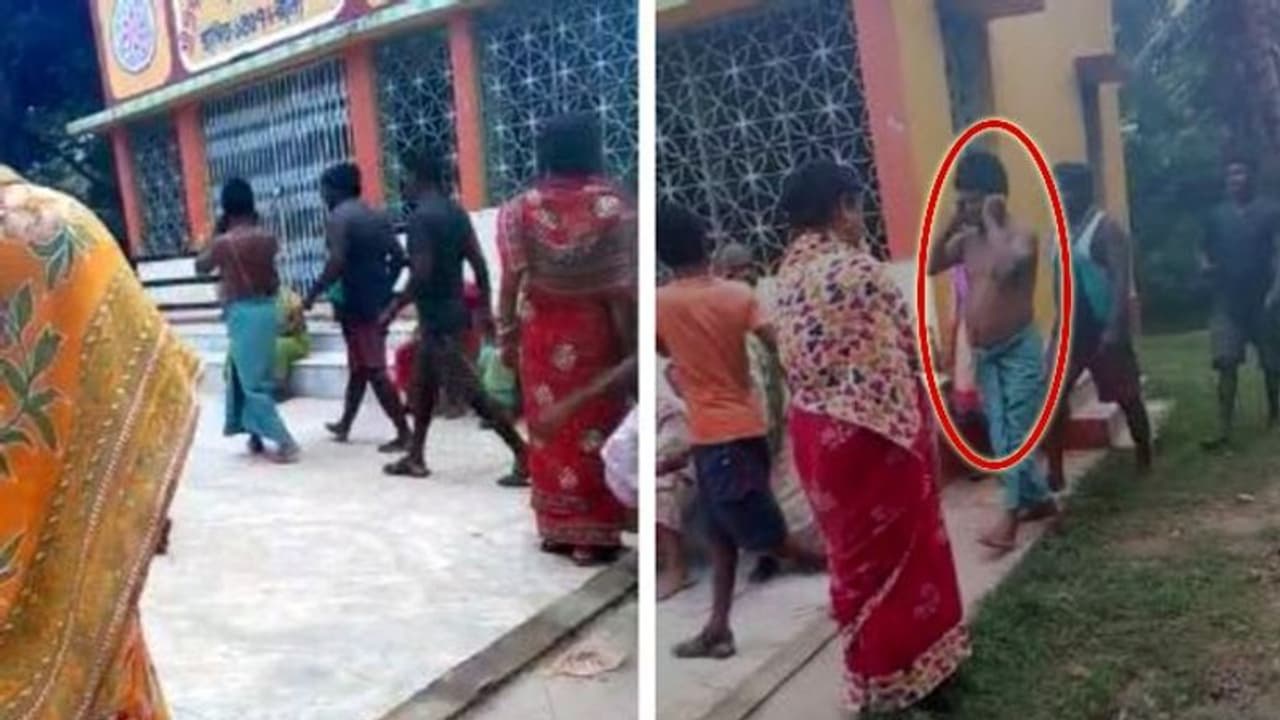 সাত বছরের নাবালিকাকে নিগ্রহ, কান ধরে গ্রামে ঘোরানো হল অভিযুক্তকে সাত বছরের নাবালিকাকে নিগ্রহ, কান ধরে গ্রামে ঘোরানো হল অভিযুক্তকে