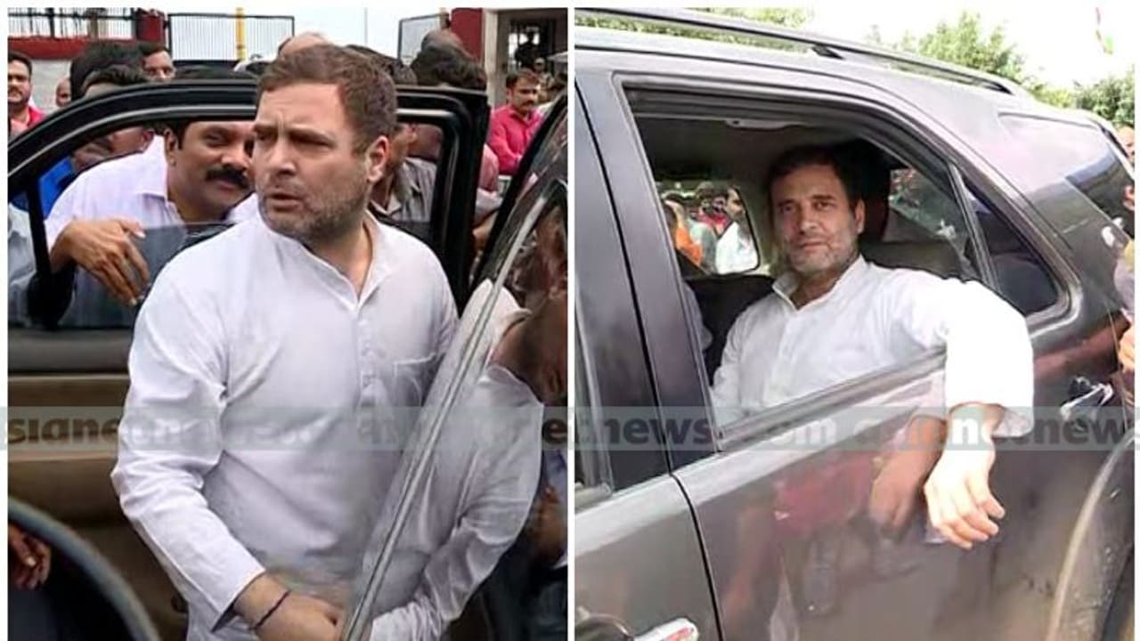 వయనాడ్లో రాహుల్ పర్యటన, వరద బాధితులకు పరామర్శ వయనాడ్లో రాహుల్ పర్యటన, వరద బాధితులకు పరామర్శ